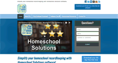 Desktop Screenshot of homeschoolsolutions.com